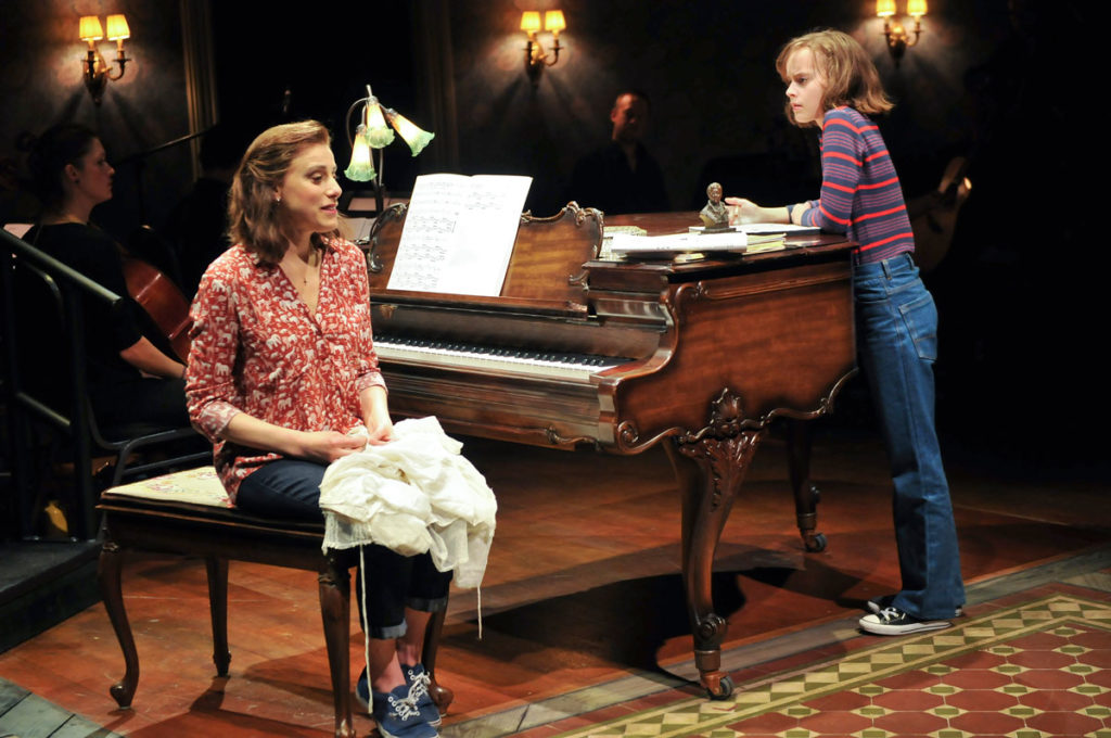 Judy Kuhn as Helen in the Broadway production of Fun Home. Photo Credit: Joan Marcus.