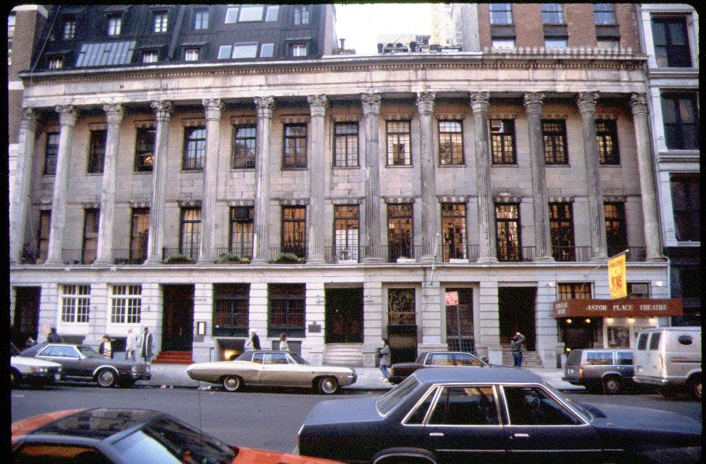 Astor Place Theatre Astor Place Theater Nyc