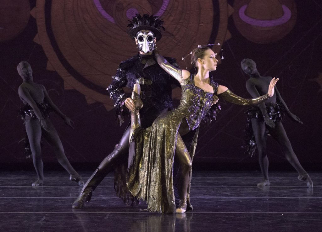 (NATALIA PEREZ) Taurean Perez, left, and Jackie McConnell in Company C Contemporary Ballet’s “Arcane: A Tale of All Hallows’ Eve,” Oct. 24-31 at the Cowell Theater in San Francisco. Bruce Manuel (NATALIA PEREZ) (NATALIA PEREZ) Yes Yes