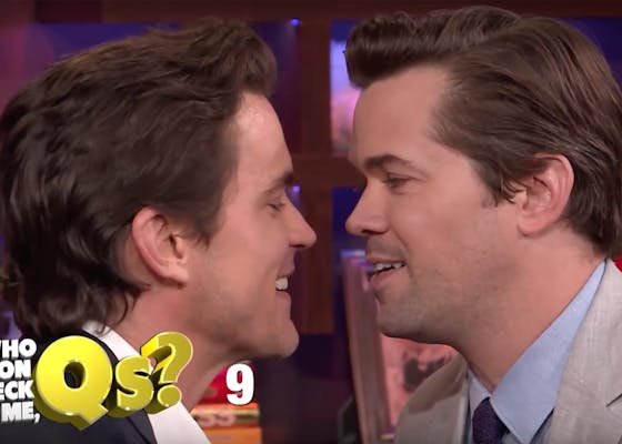 Watch Matt Bomer And Andrew Rannells Kiss On ‘watch What Happens Live Todaytix Insider