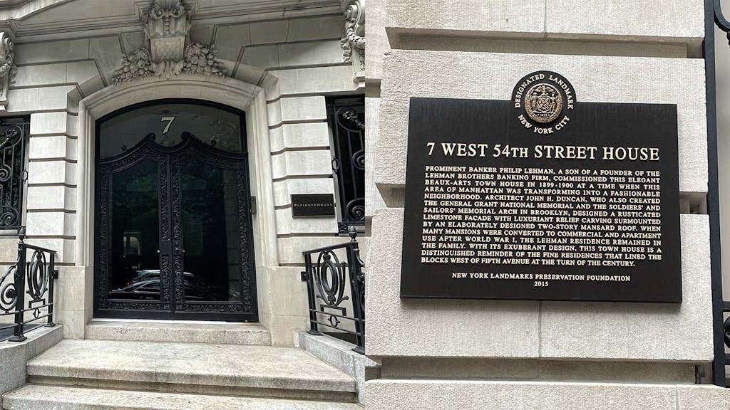 7 West 54th St.