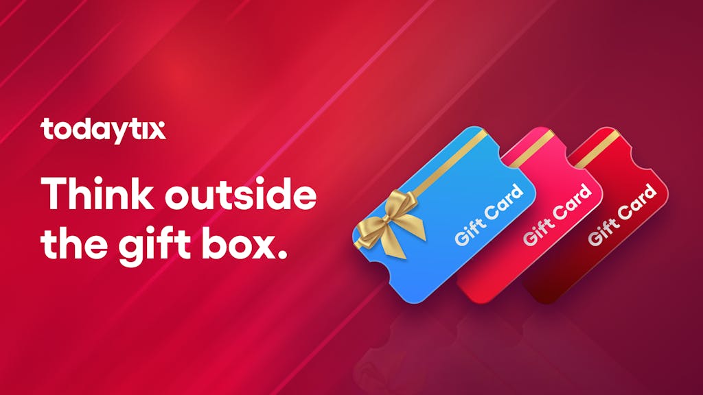 TodayTix gift card ad