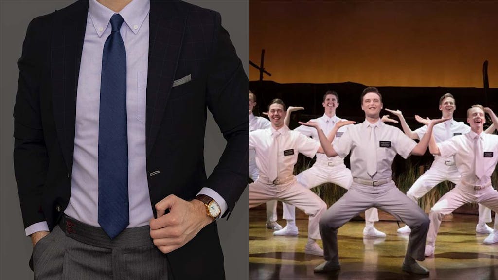 The Book of Mormon and a tie