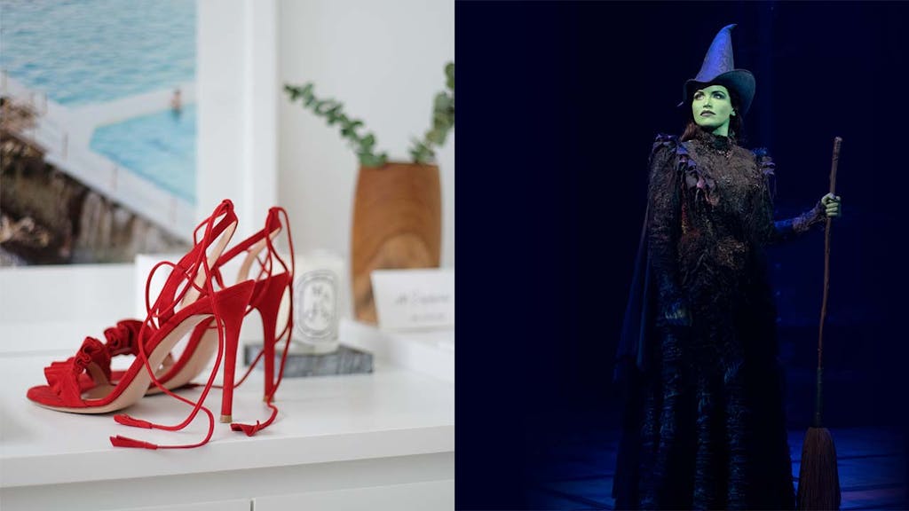 Wicked and red high heels