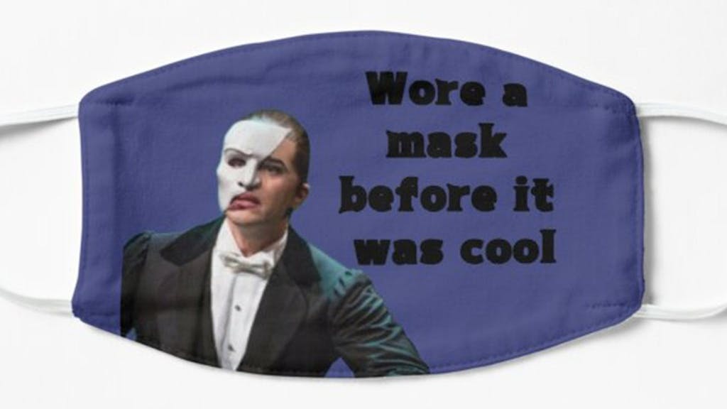 Phantom of the Opera face mask